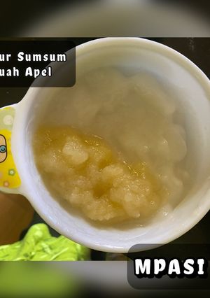 Foto resep Cemilan MPASI 7 Bulan: Bubur Sumsum Kuah Apel