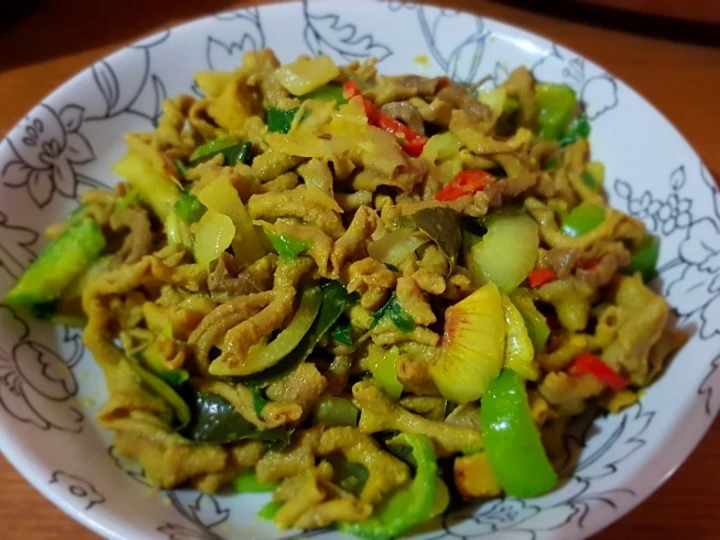 Langkah Mudah untuk Menyiapkan Resep Usus Ayam Bumbu Kuning yang Lezat Anti Ribet, Menggugah Selera