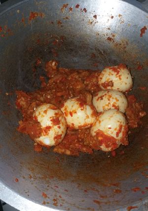 Foto resep Telur Balado No Minyak (Diet friendly, SEHAT!!)