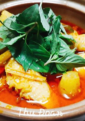 Hình của món Cà ry gà.