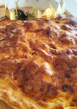 Une photo de Galette des rois aux deux pommes