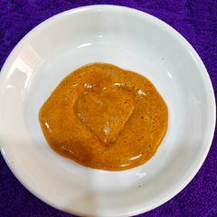 A picture of Korean Dalgona Candy. (The Squid Game Cookie).