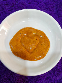 A picture of Korean Dalgona Candy. (The Squid Game Cookie).