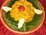 Egg musur dal khichdi