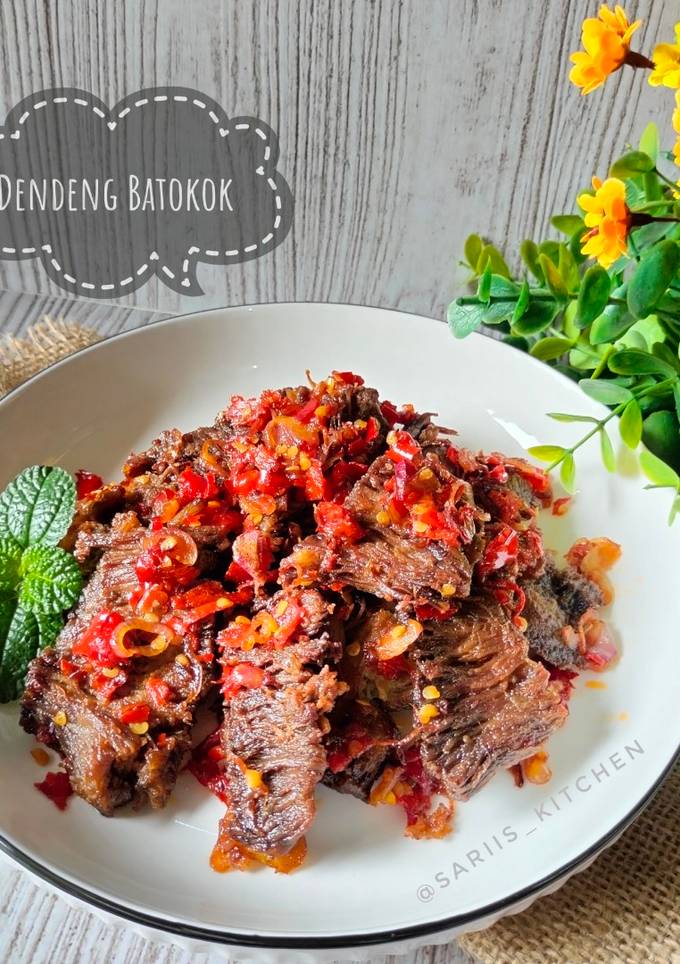 Modern Dendeng Batokok Recipe with Tomato and Vinegar