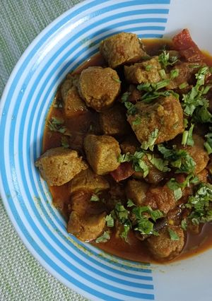 सोया चंक्स करी रेसिपी मुख्य फोटो