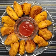 A picture of Kurkure egg nuggets.