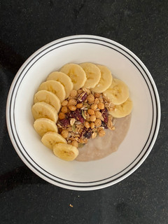 Una foto de Desayuno saludable lleno de energía