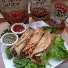 A picture of Kebab Paratha Rolls.