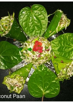 A picture of Fresh Paan coconut mouth freshner.