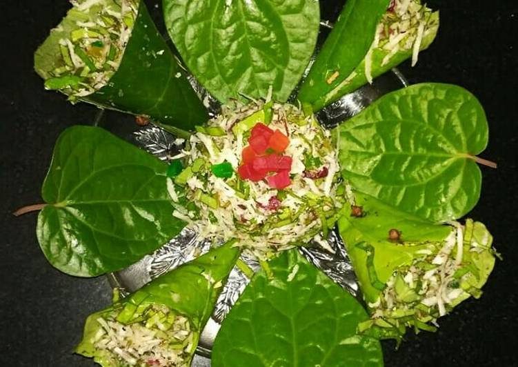 Steps to Prepare Perfect Fresh Paan coconut mouth freshner