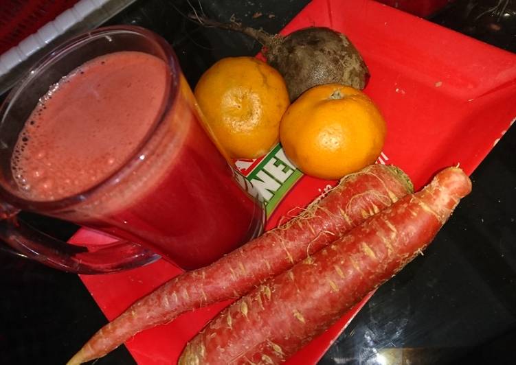 Seasonal carrot juice