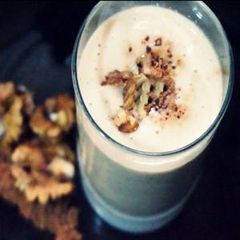 A picture of Banana Walnut Lassi – Smooth and Creamy Drink.