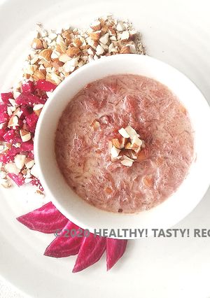A picture of Beetroot Kheer.