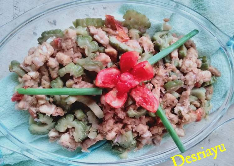 Resep Tumis Pare Tempe, Enak Banget