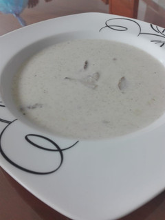 Una foto de Crema de champiñones clásica