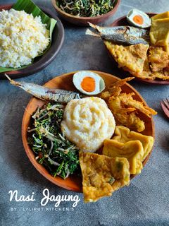 Foto resep Nasi Jagung Komplit