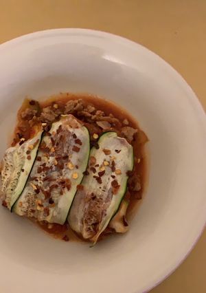 A picture of Zucchini Lasagna.