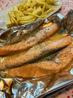 Una foto de Salmón a la naranja en Airfryer