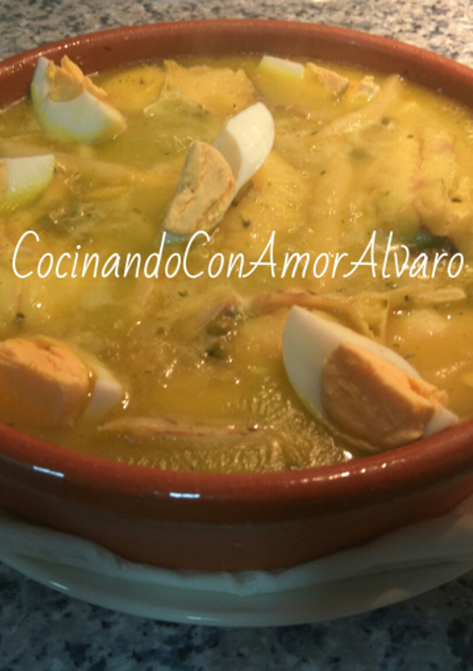 Una foto de Merluza en salsa verde