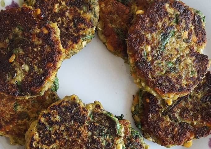 Mung Bean Sprout Veggie Patties