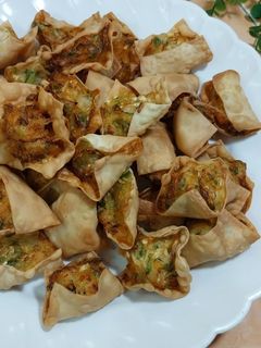 Foto resep Bakwan pangsit udang