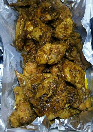 A picture of Spicy chicken wings.