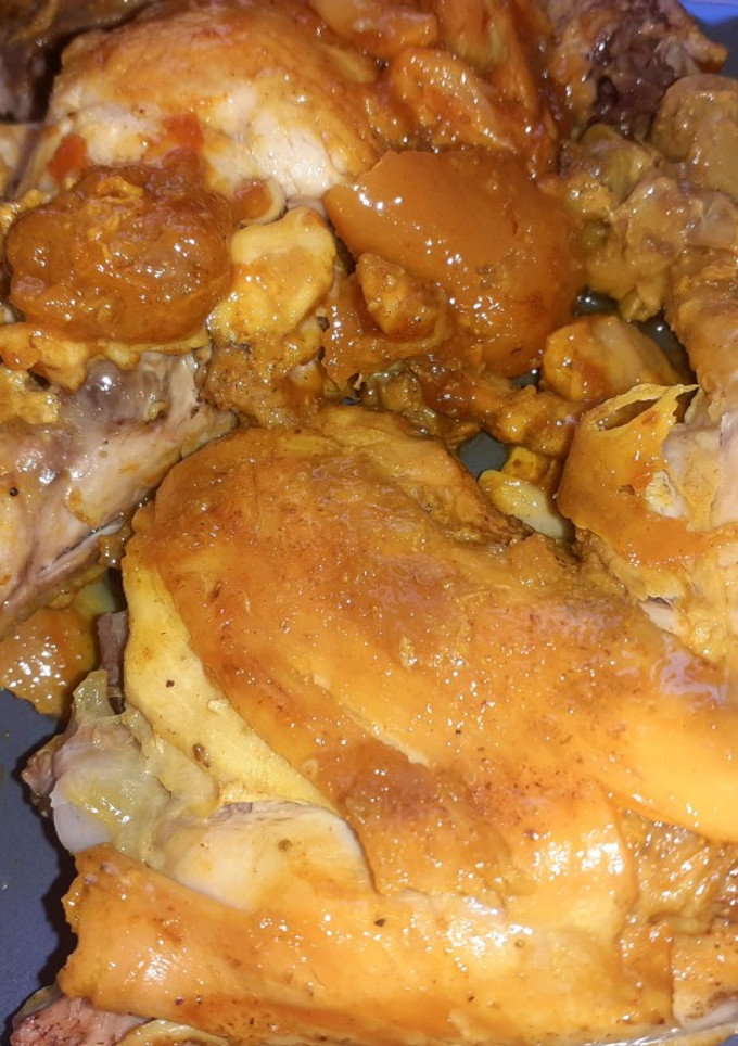 Una foto de Pollo en olla a presión 🍗🍗🍗🍗🍽🍽