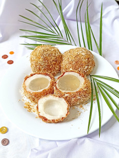 Foto resep Mochi Kelapa/ Miniatur Kelapa (puding)
