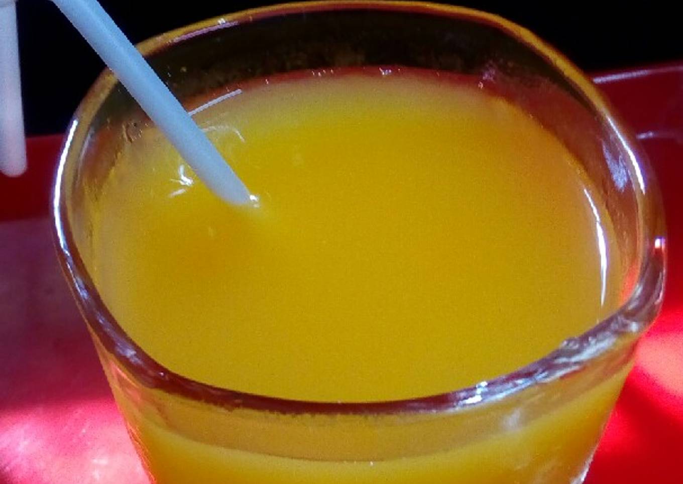 Homemade mango Frooti