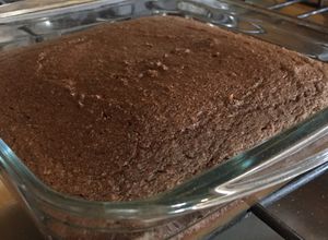 Una foto de Brownie esponjoso sin gluten!! ❤️ (con pulpa de almendras!!)