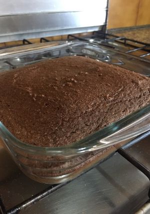 Una foto de Brownie esponjoso sin gluten!! ❤️ (con pulpa de almendras!!)