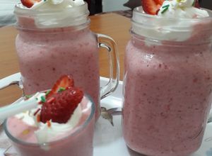 صورة لوصفة موس الفراولة🍓