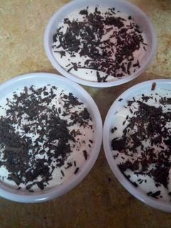 صورة لوصفة بودينج شوكولاته بالكريم شانتيه