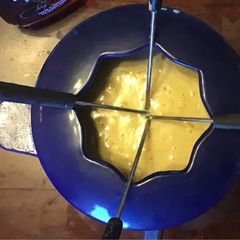 A picture of California Farm Three Cheese Fondue Dinner.