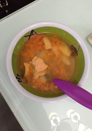 Foto resep Soup salmon mpasi 1year+