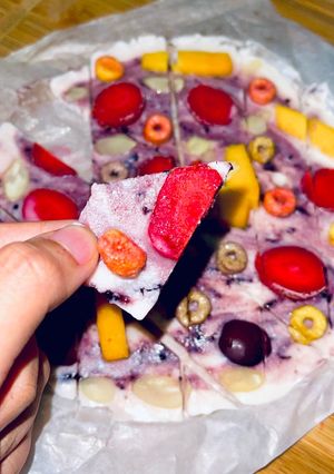 Foto resep Yogurt Bark (Cemilan sehat)