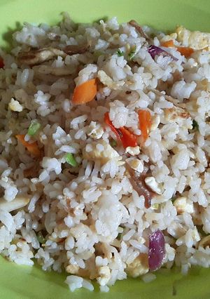 Foto resep Nasi goreng teri simpel