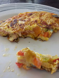 Una foto de Omelette de verduras