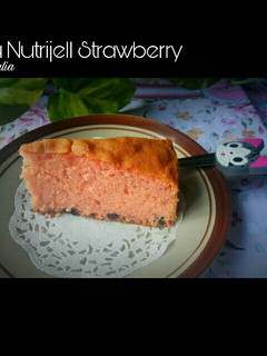 Foto resep Bolu Nutrijell Strawberry