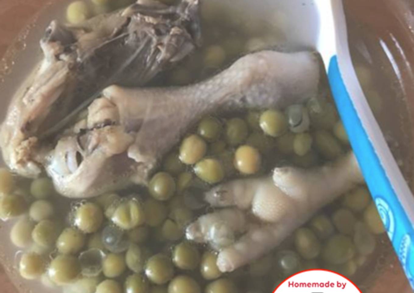 Sup ayam kacang polong sederhana tanpa micin #homemadebylita
