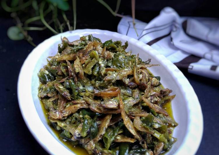 How to Prepare Appetizing Teri Tawar Sambal Ijo Padang