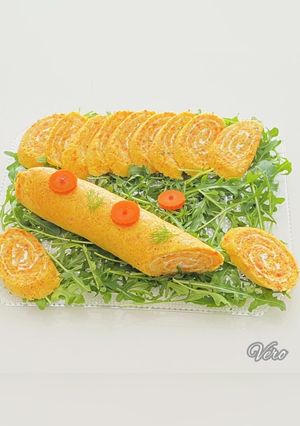 Une photo de Biscuit roulé aux carottes /St Môret®️