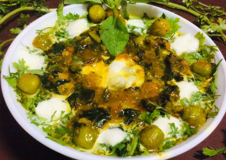 Simple Way to Make Favorite Methi matar malai sabji