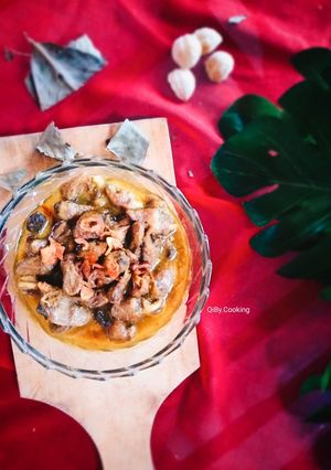 Foto resep Jantung Ayam Bumbu Kemiri / Empal