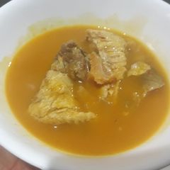 A picture of Ofor soup.
