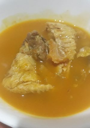 A picture of Ofor soup.