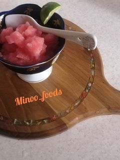 عکسی از دستور یخ در بهشت هندوانه