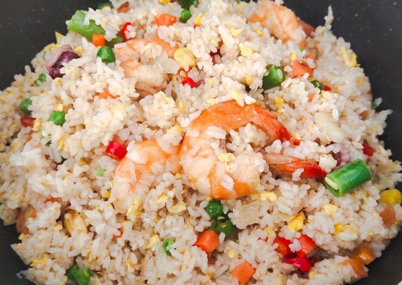 Nasi goreng seafood