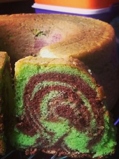 Foto resep Marble cake / Marmer cake